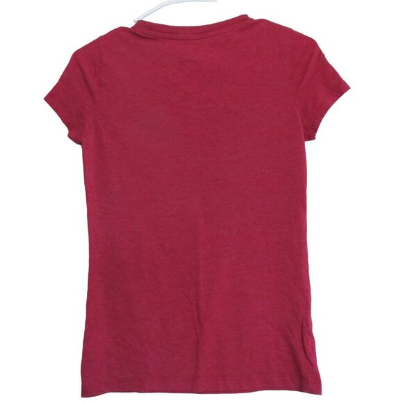 Aeropostale Classic Crew T Shirt Womens Medium Pink Short Sleeve Pullover Tee - Picture 5 of 5